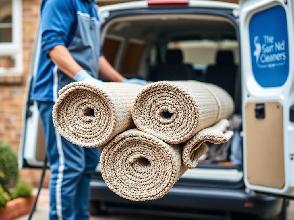 غسيل السجاد (توصيل من الباب للباب)