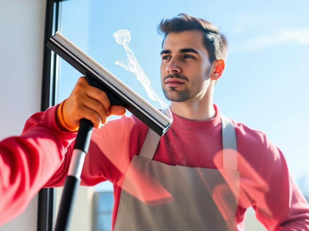 تنظيف النوافذ والزجاج